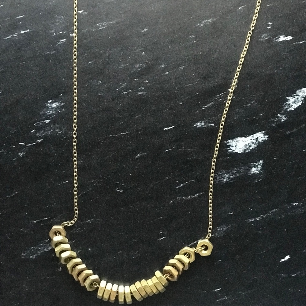 Unique Hex Nut Necklace